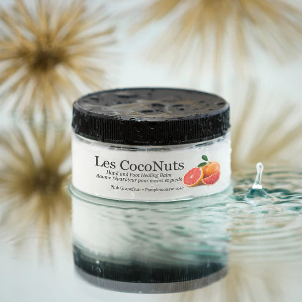 LES COCONUTS Repairing balm for hands and feet - Pink grapefruit